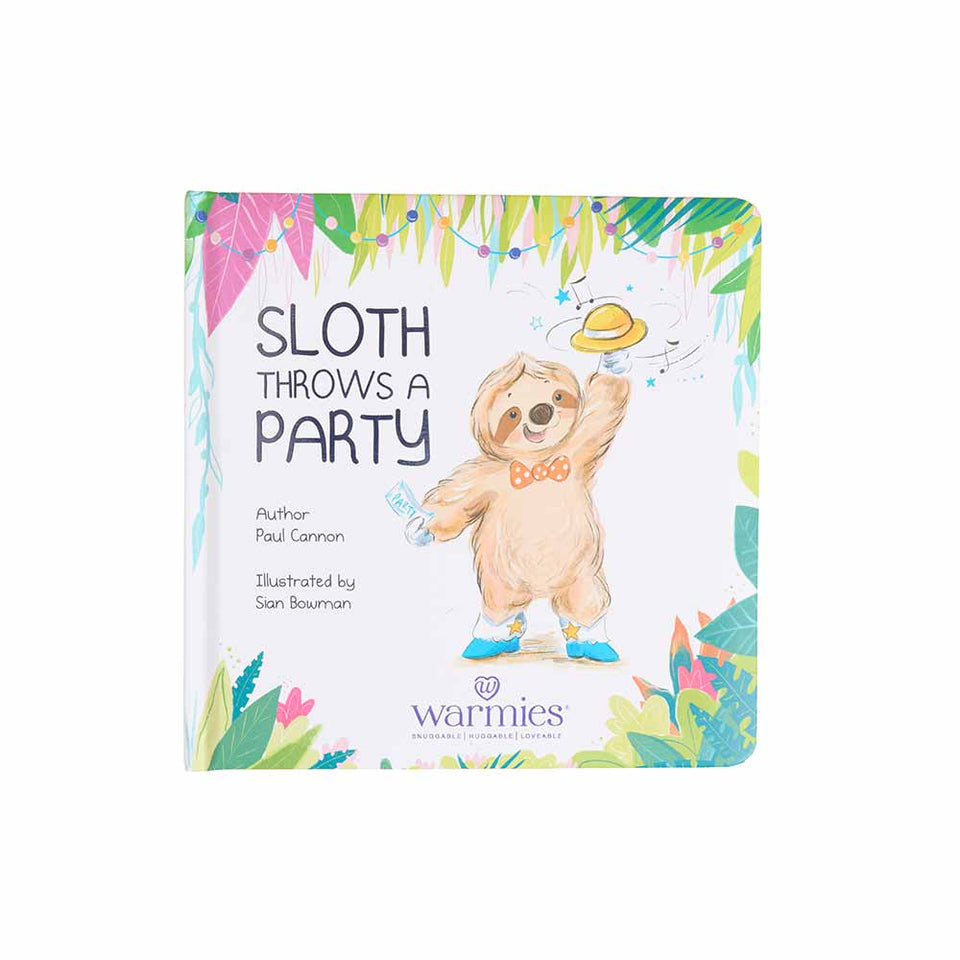 Sloth Throws a Party Book - Soft Cuddle Favorite