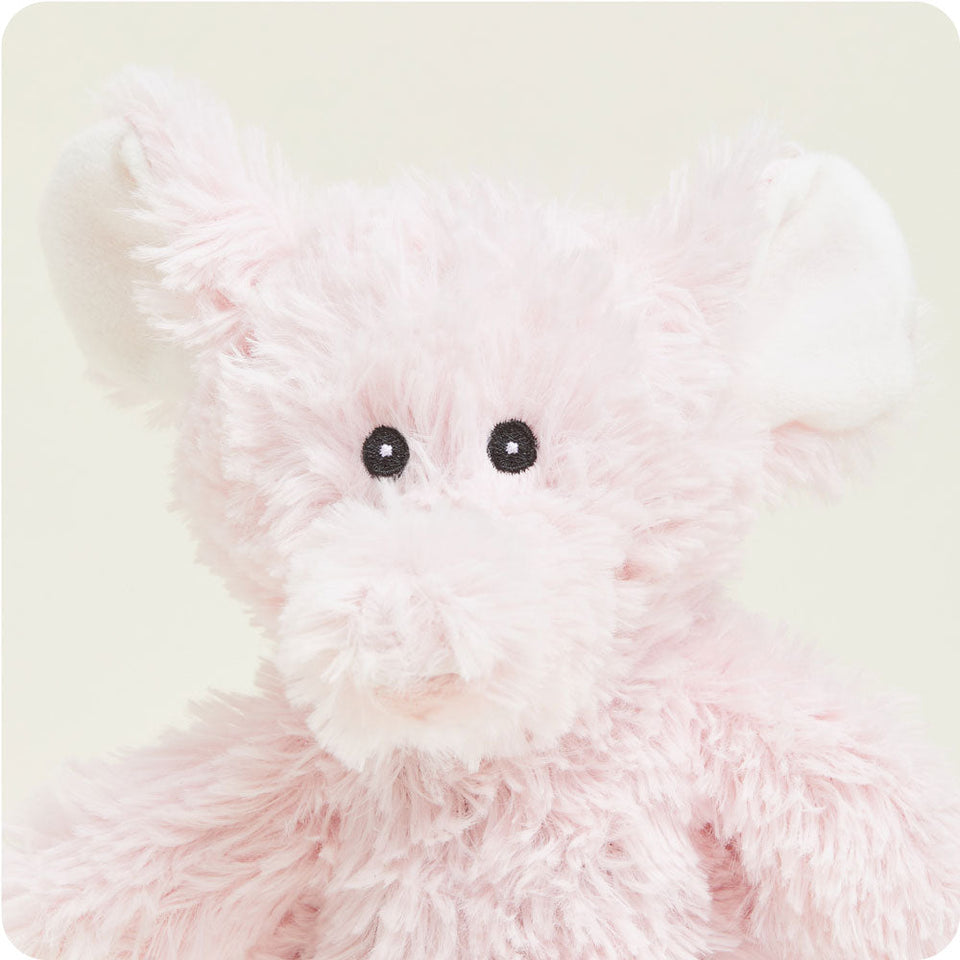 Pink Elephant Warmies Junior - Quiet Cozy Moment