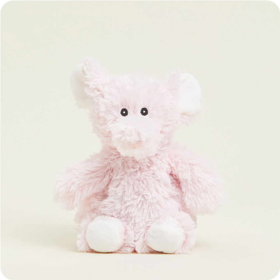 Pink Elephant Warmies Junior - Quiet Cozy Moment