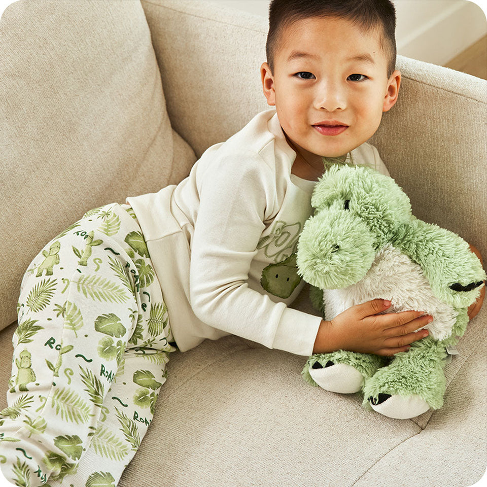 Green Dinosaur Warmies - Gentle Cozy Essential