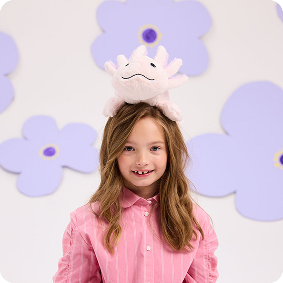 Pink Axolotl Warmies - Cozy Celebration Pick