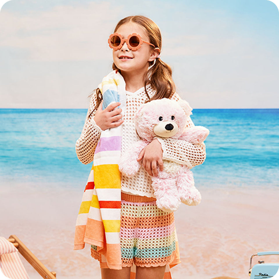 Pink Marshmallow Bear Warmies - Cozy Home Comfort