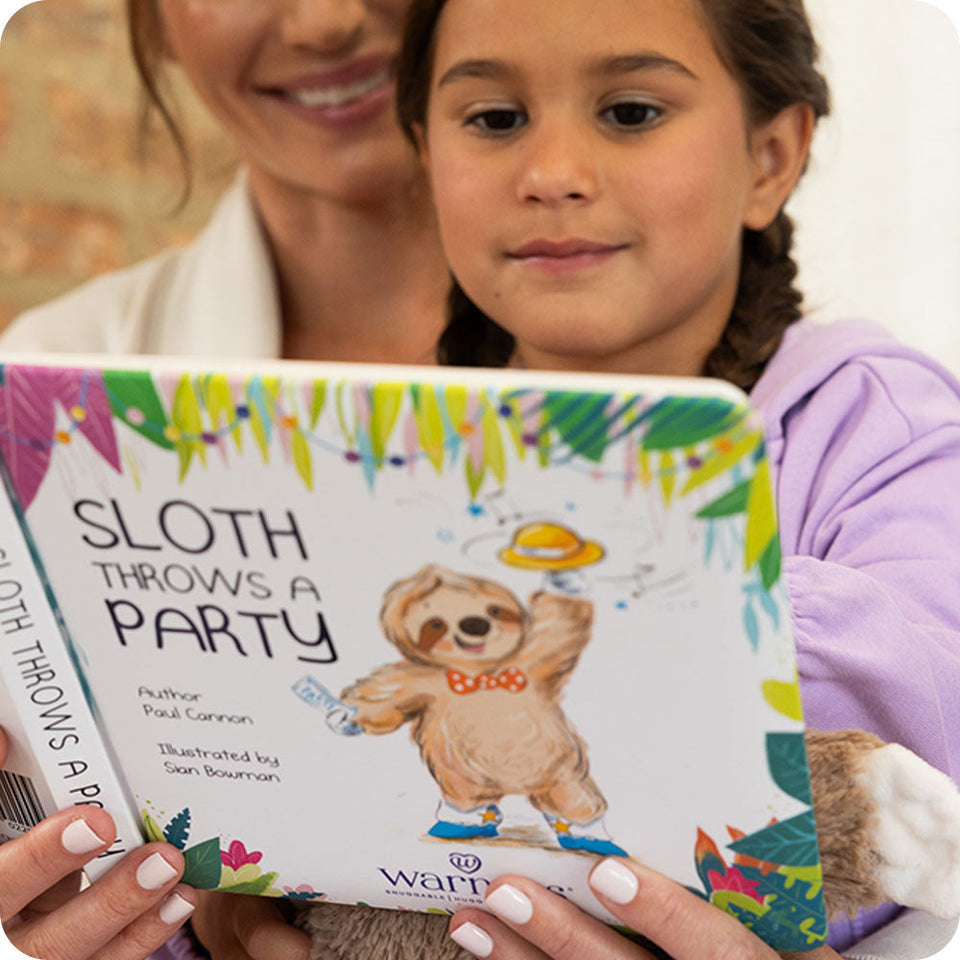 Sloth Throws a Party Book - Soft Cuddle Favorite